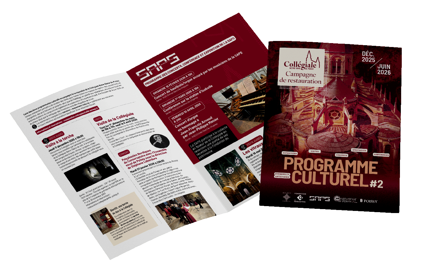 mockup du programme culturel 